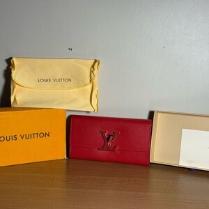 Louis Vuitton Scarlet Red Wallet